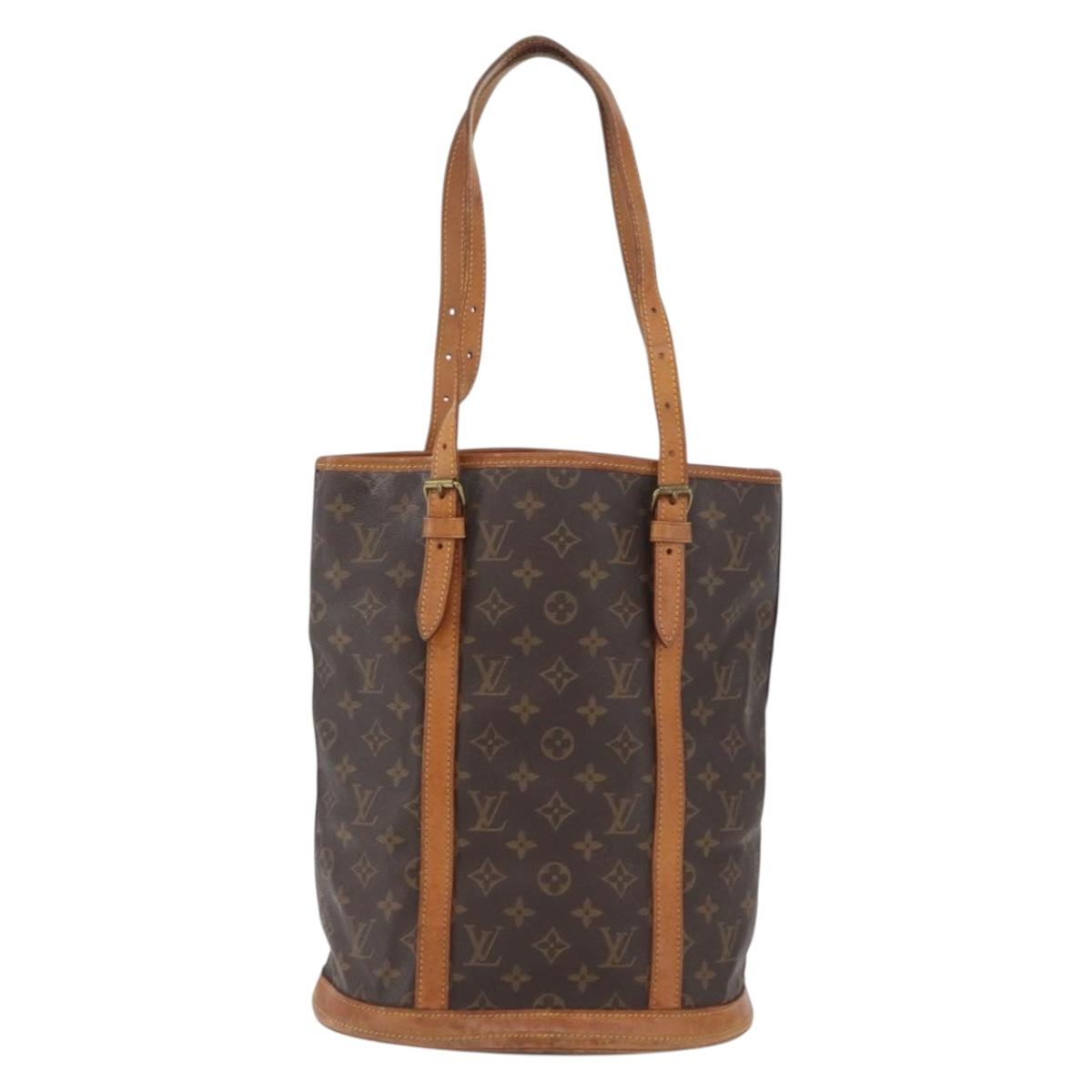 LOUIS VUITTON Monogram Bucket GM Shoulder Bag M42236 LV Auth BSZ084