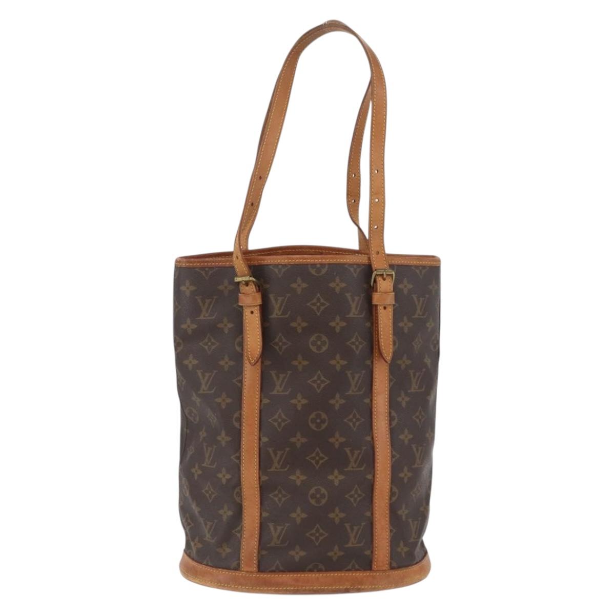 LOUIS VUITTON Monogram Bucket GM Shoulder Bag M42236 LV Auth BSZ084