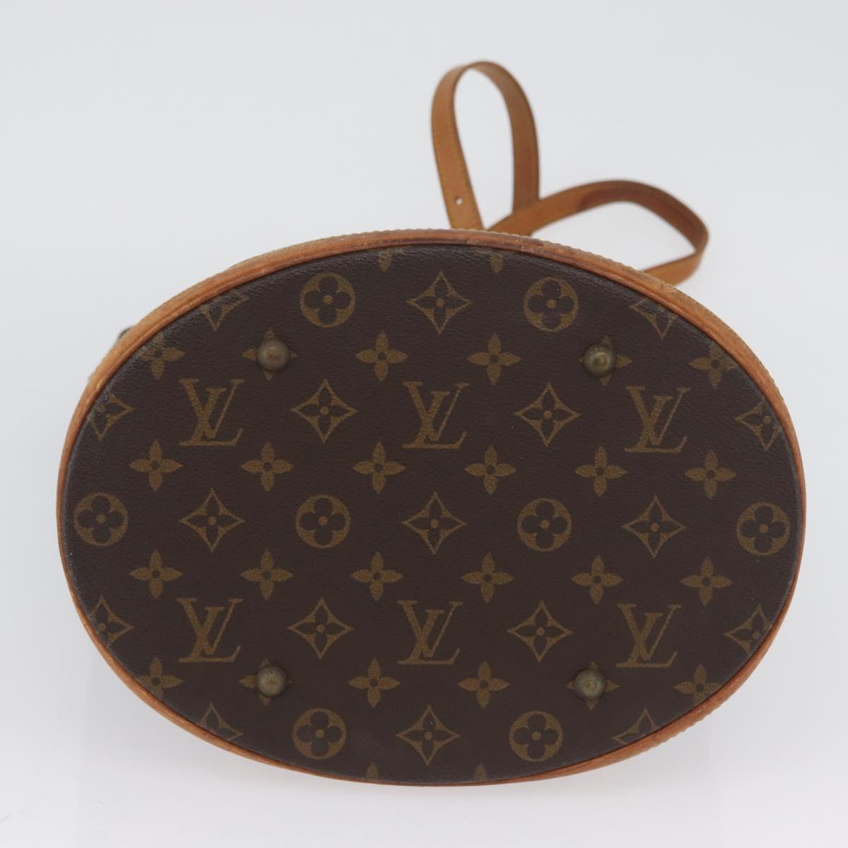 LOUIS VUITTON Monogram Bucket GM Shoulder Bag M42236 LV Auth BSZ084
