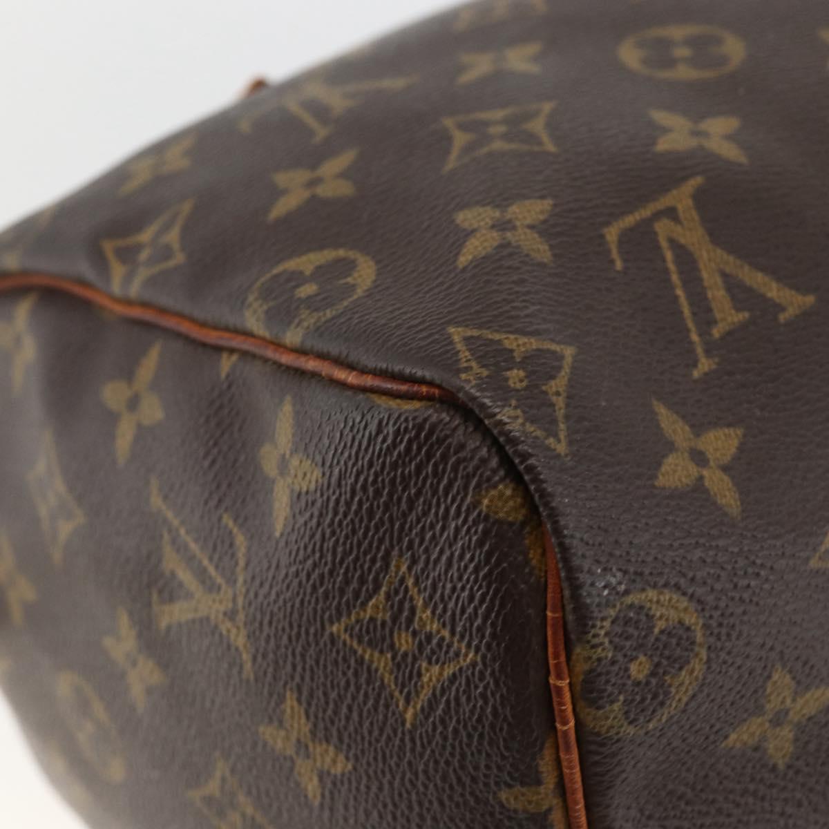LOUIS VUITTON Monogram Speedy 25 Hand Bag M41528 LV Auth BSZ085