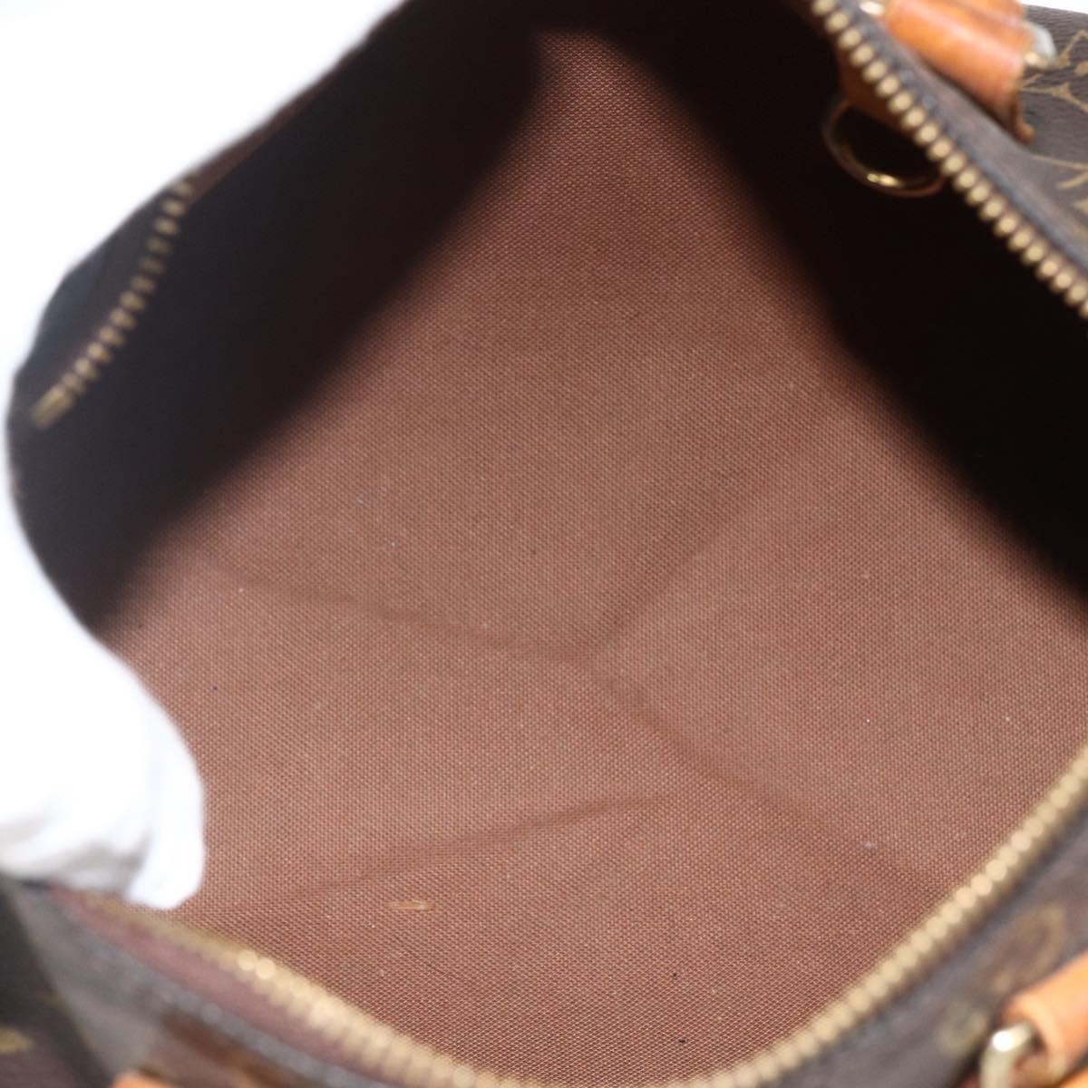 LOUIS VUITTON Monogram Speedy 25 Hand Bag M41528 LV Auth BSZ085