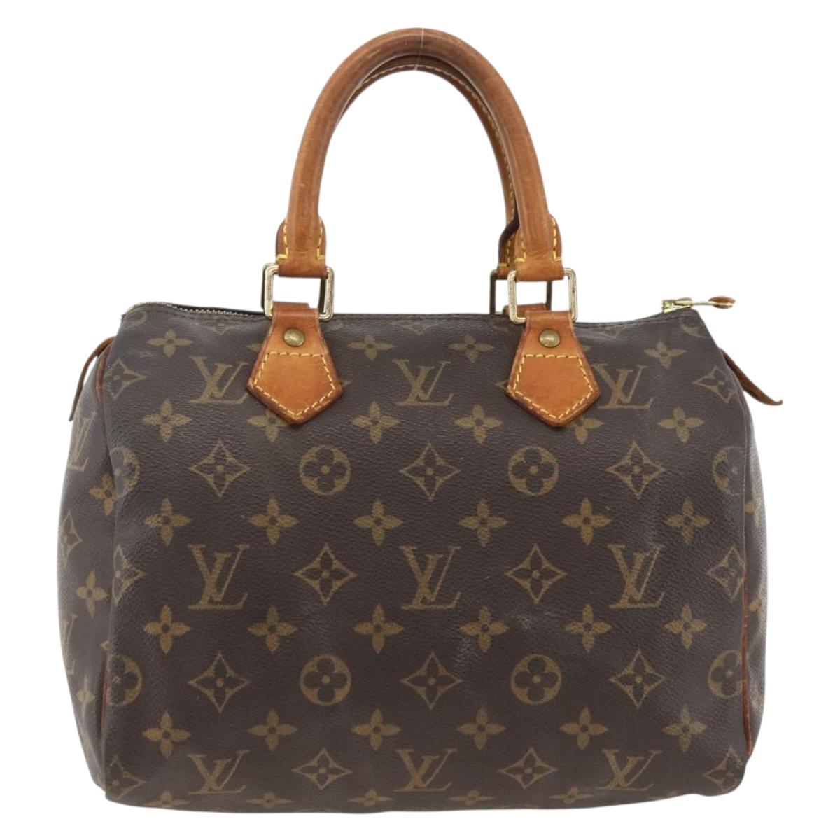 LOUIS VUITTON Monogram Speedy 25 Hand Bag M41528 LV Auth BSZ085