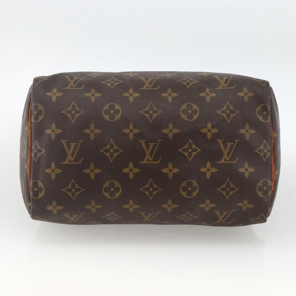 LOUIS VUITTON Monogram Speedy 25 Hand Bag M41528 LV Auth BSZ085