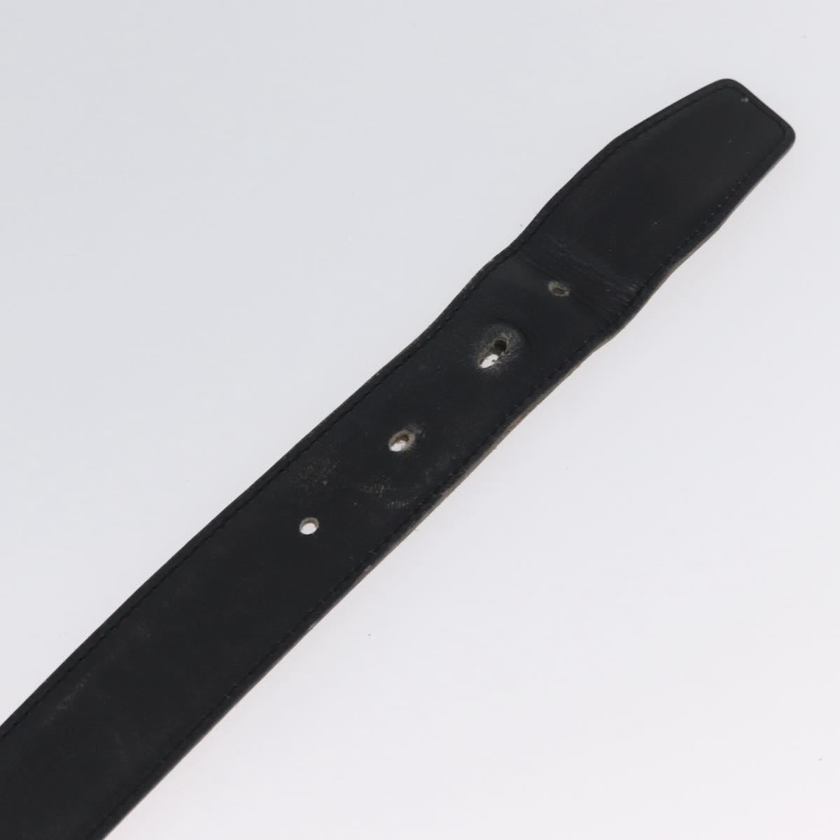 HERMES Constance Reversible Belt Leather 30.7"" Black Auth BSZ096