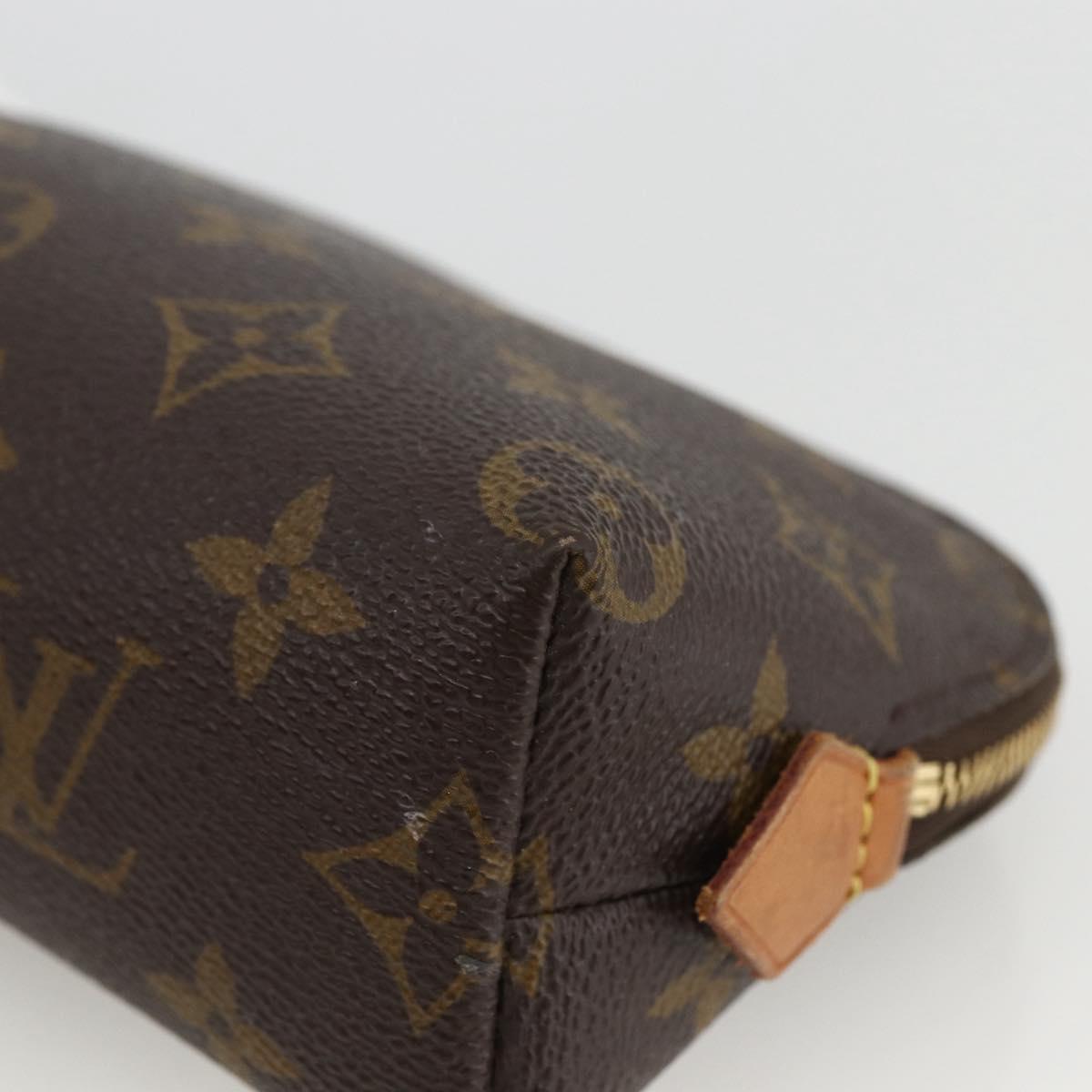 LOUIS VUITTON Monogram Pochette Cosmetic PM Pouch M43998 LV Auth BSZ109