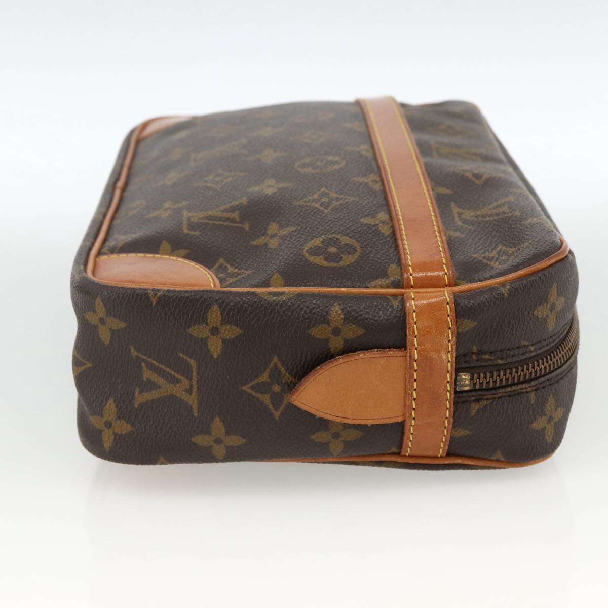LOUIS VUITTON Monogram Compiegne 28 Clutch Bag M51845 LV Auth BSZ110A