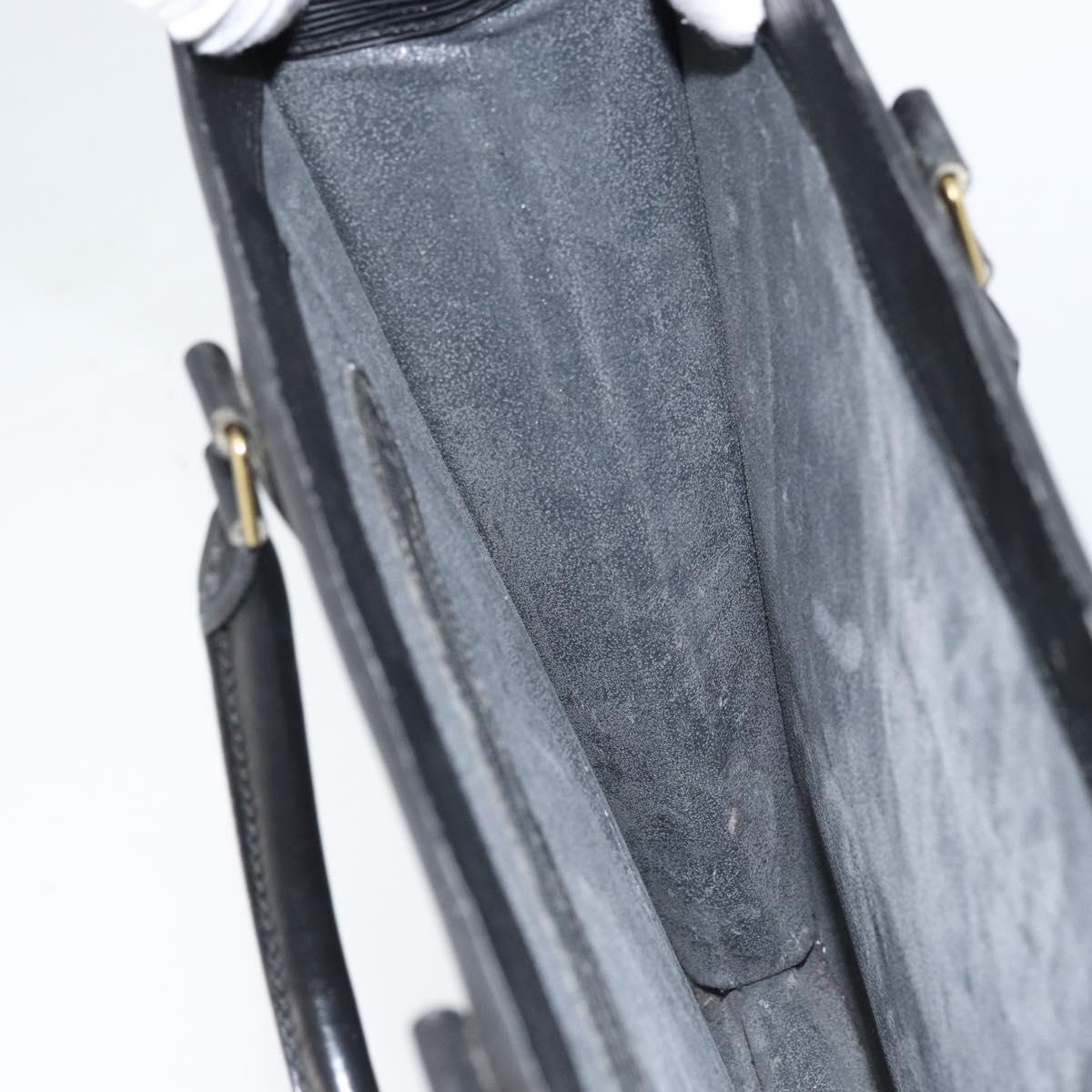 LOUIS VUITTON Epi Sac Plat Hand Bag Black M59082 LV Auth BSZ115