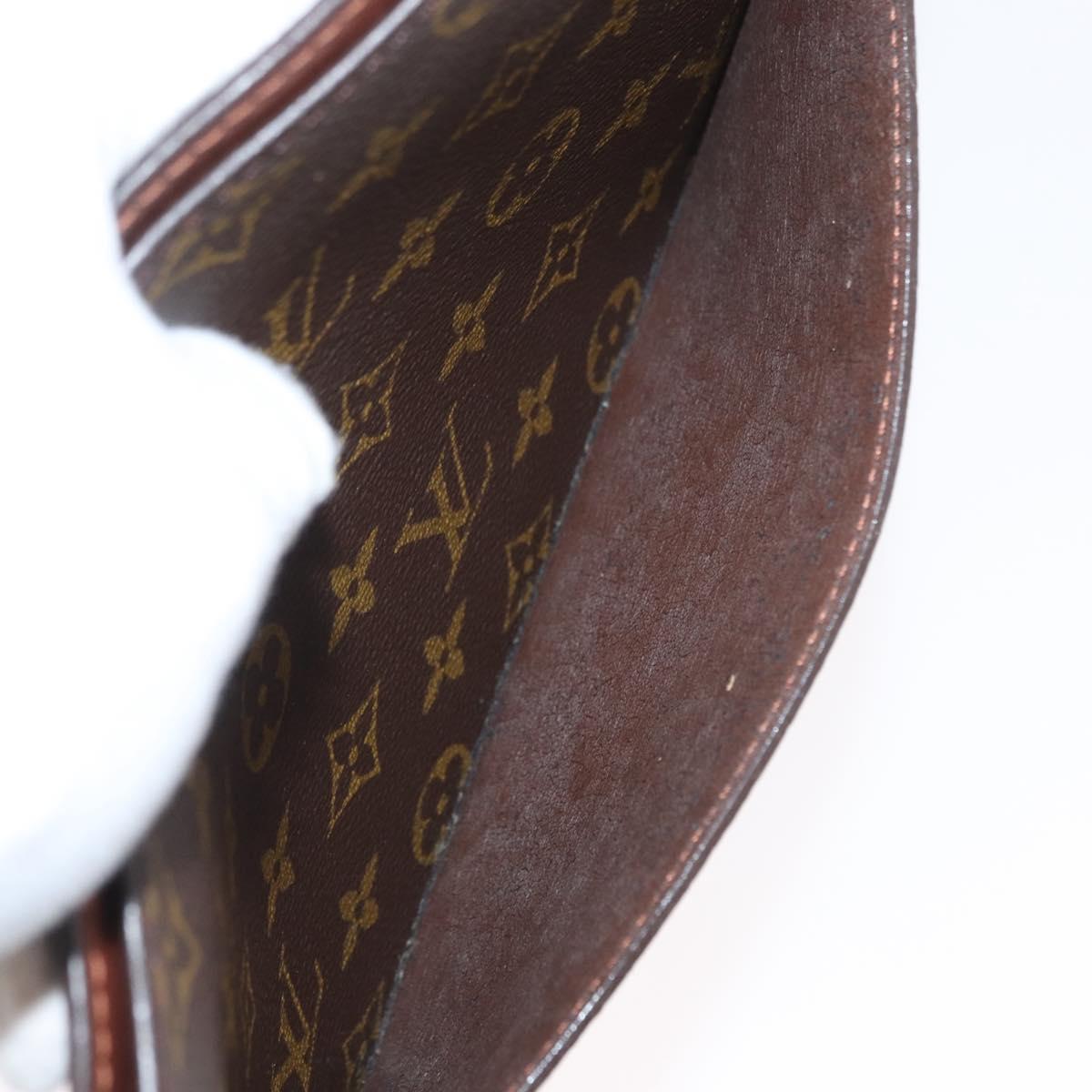 LOUIS VUITTON Monogram Pochette Homme Clutch Bag M51795 LV Auth BSZ122