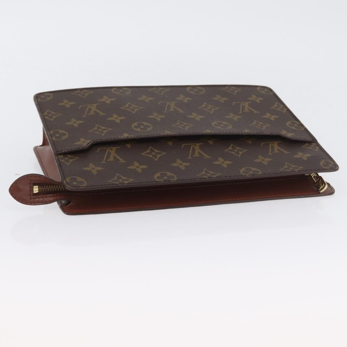 LOUIS VUITTON Monogram Pochette Homme Clutch Bag M51795 LV Auth BSZ122