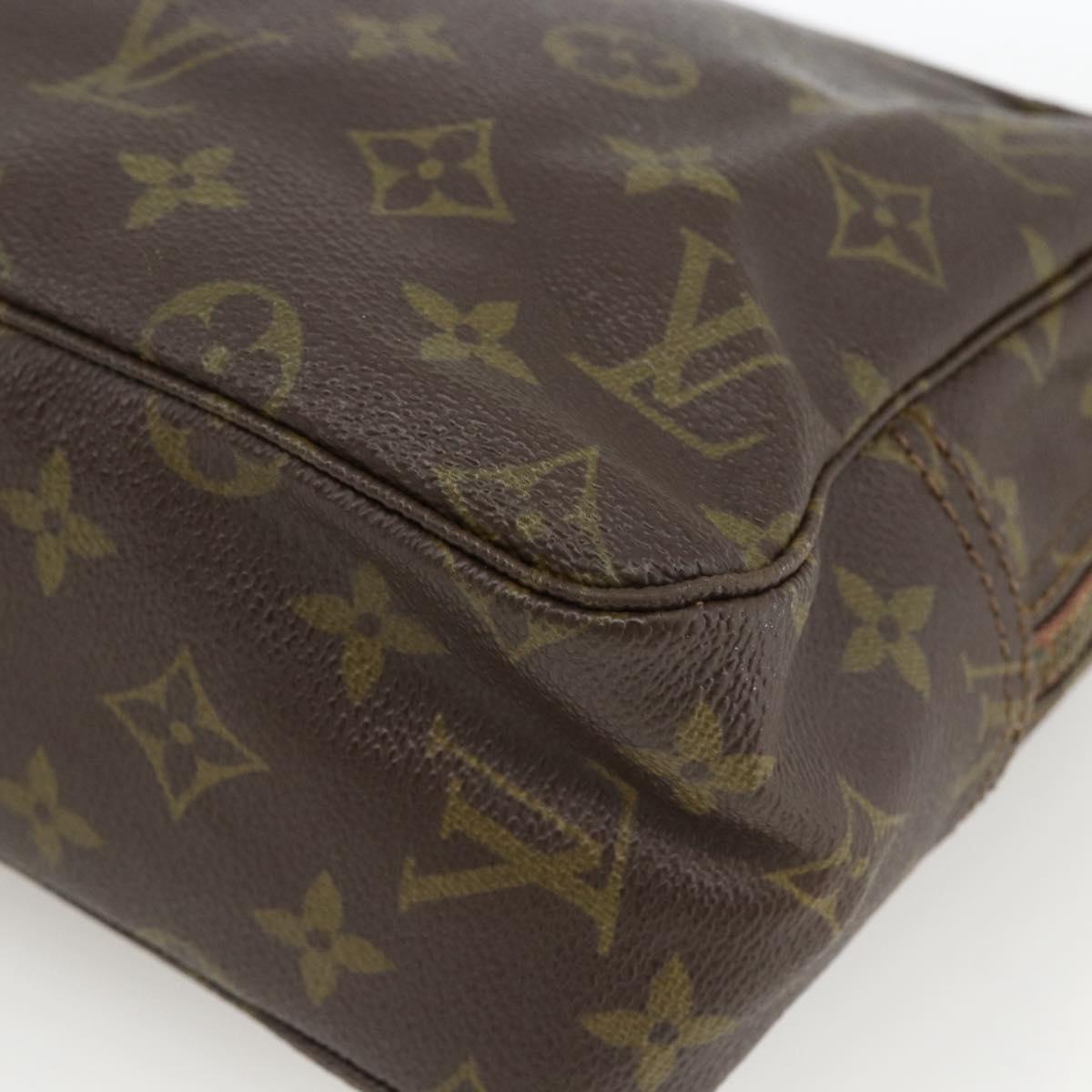 LOUIS VUITTON Monogram Trousse Toilette 28 Clutch Bag M47522 LV Auth BSZ125