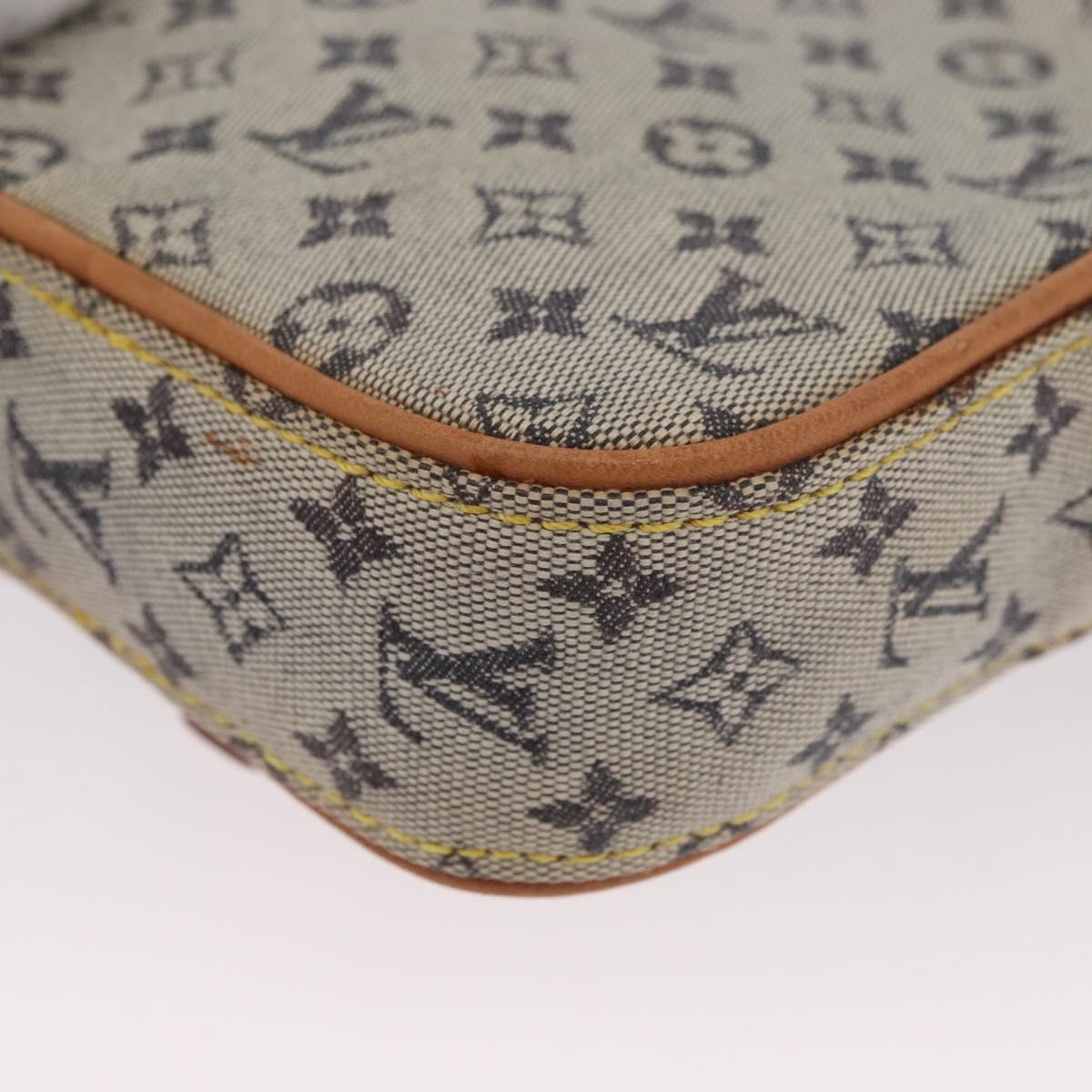 LOUIS VUITTON Monogram Mini Juliet PM Shoulder Bag Blue M92005 LV Auth BSZ132