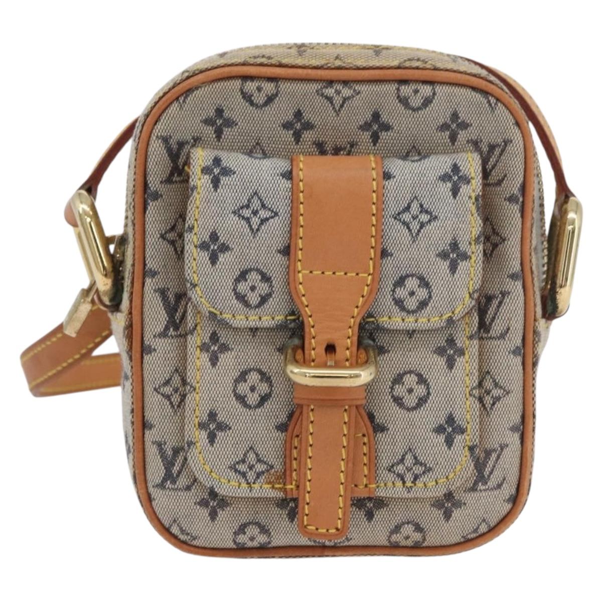 LOUIS VUITTON Monogram Mini Juliet PM Shoulder Bag Blue M92005 LV Auth BSZ132