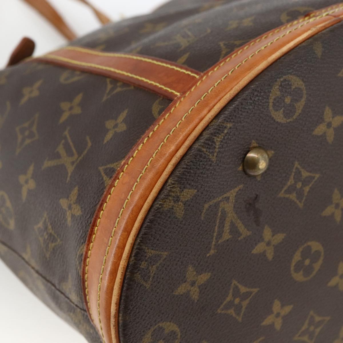 LOUIS VUITTON Monogram Bucket GM Shoulder Bag M42236 LV Auth BSZ151