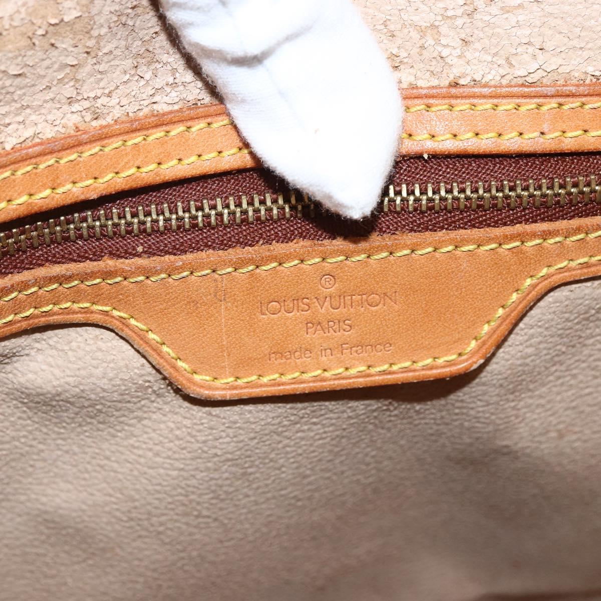 LOUIS VUITTON Monogram Bucket GM Shoulder Bag M42236 LV Auth BSZ151