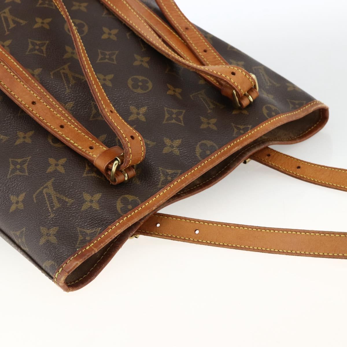 LOUIS VUITTON Monogram Bucket GM Shoulder Bag M42236 LV Auth BSZ151