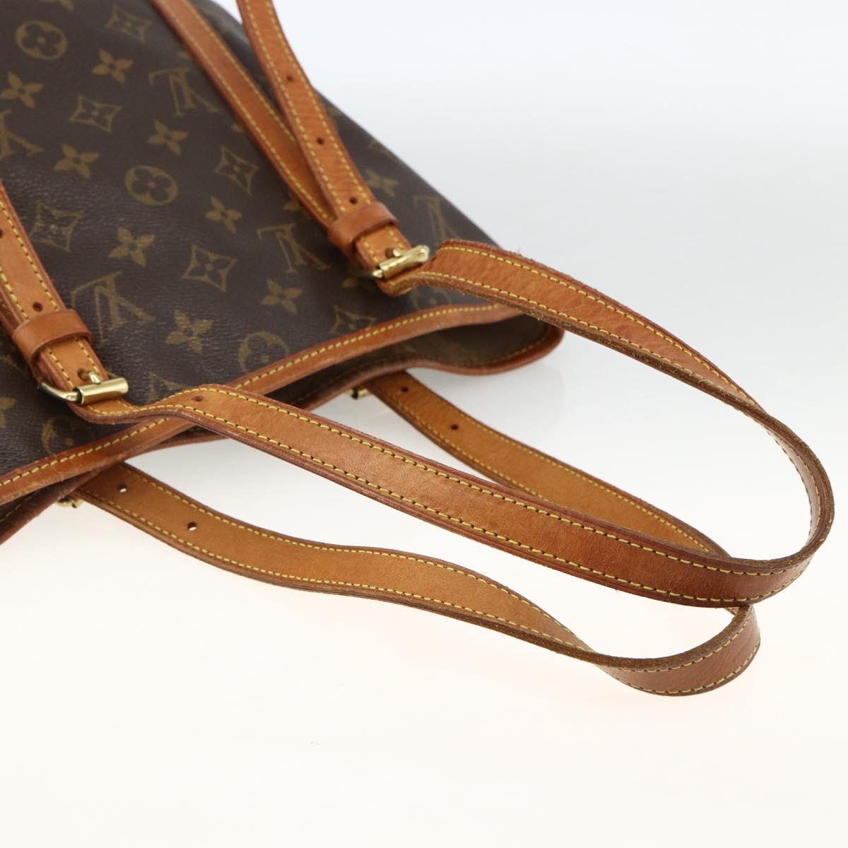 LOUIS VUITTON Monogram Bucket GM Shoulder Bag M42236 LV Auth BSZ151