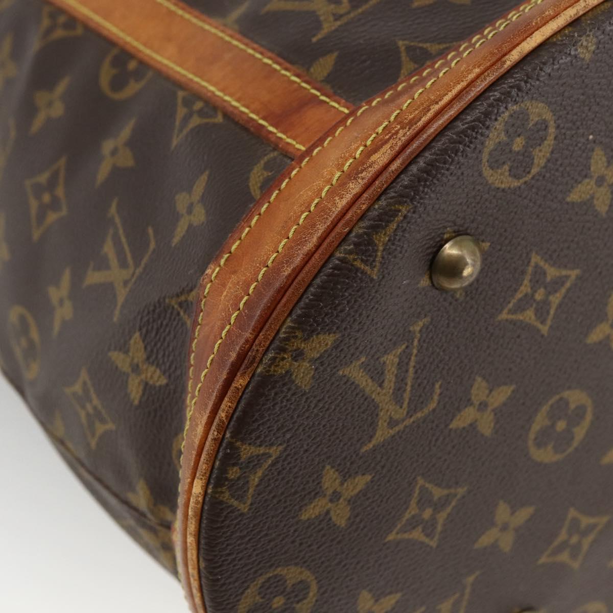 LOUIS VUITTON Monogram Bucket GM Shoulder Bag M42236 LV Auth BSZ152