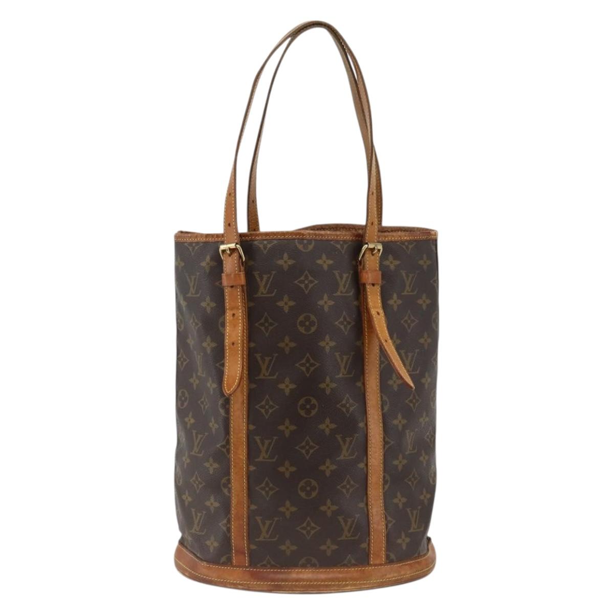 LOUIS VUITTON Monogram Bucket GM Shoulder Bag M42236 LV Auth BSZ152