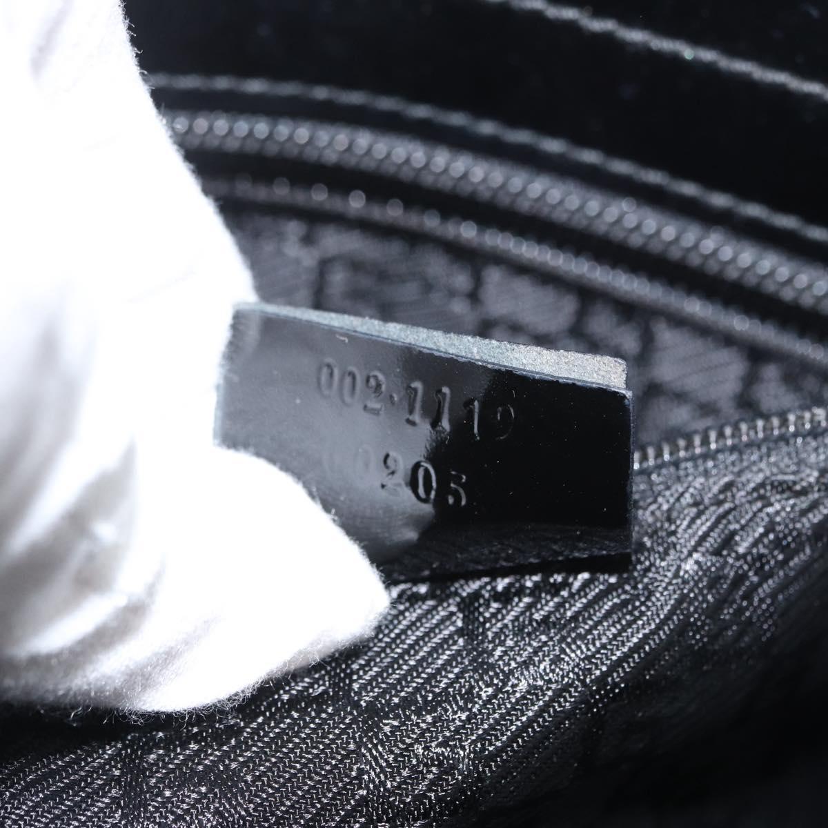 GUCCI Tote Bag Canvas Black Gold 002 1119 Auth BSZ162