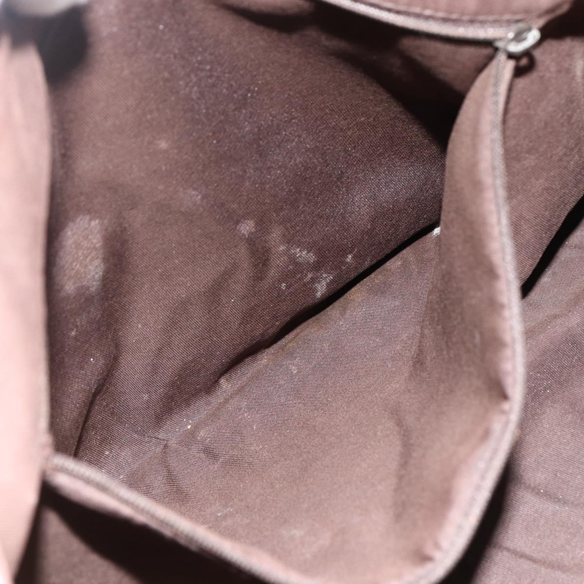 GUCCI GG Canvas Abbey Tote Bag Beige Gold 141472 Auth BSZ183