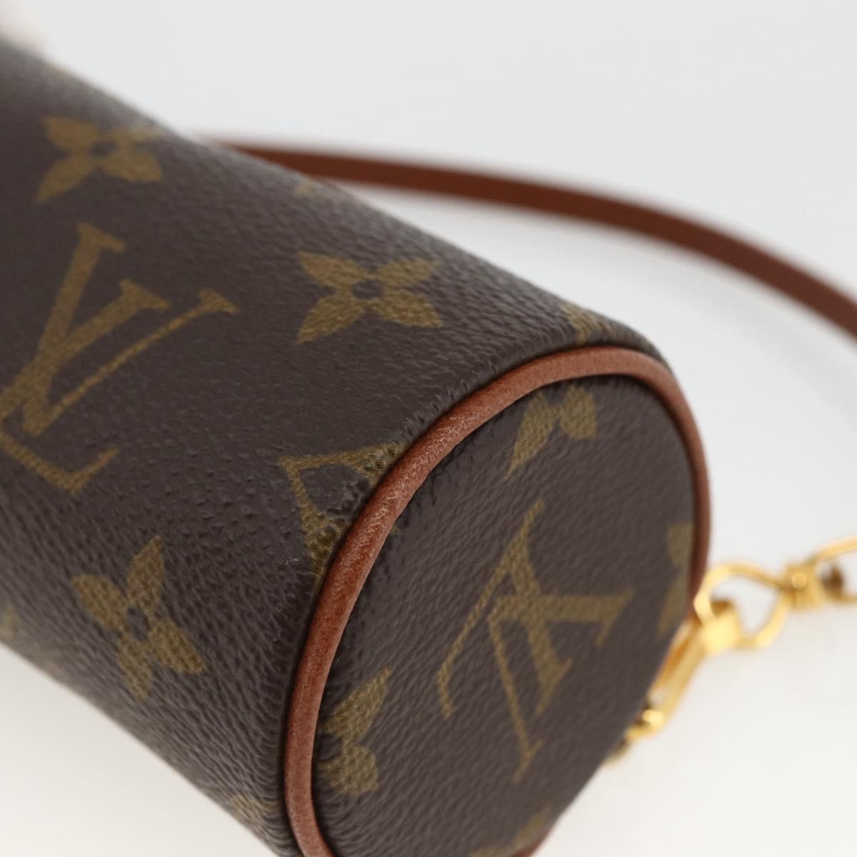 LOUIS VUITTON Monogram Papillon Pouch LV Auth BSZ205