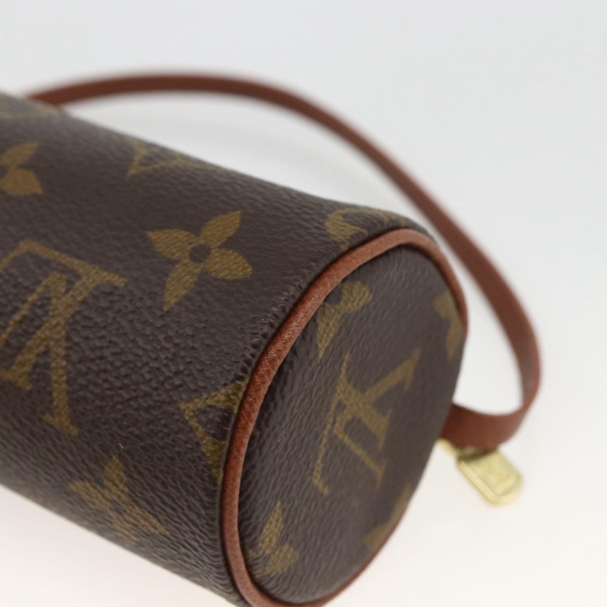 LOUIS VUITTON Monogram Papillon Pouch LV Auth BSZ205