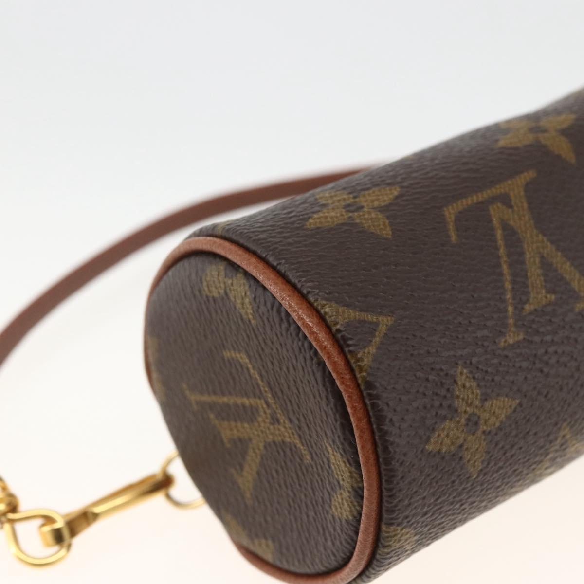 LOUIS VUITTON Monogram Papillon Pouch LV Auth BSZ205