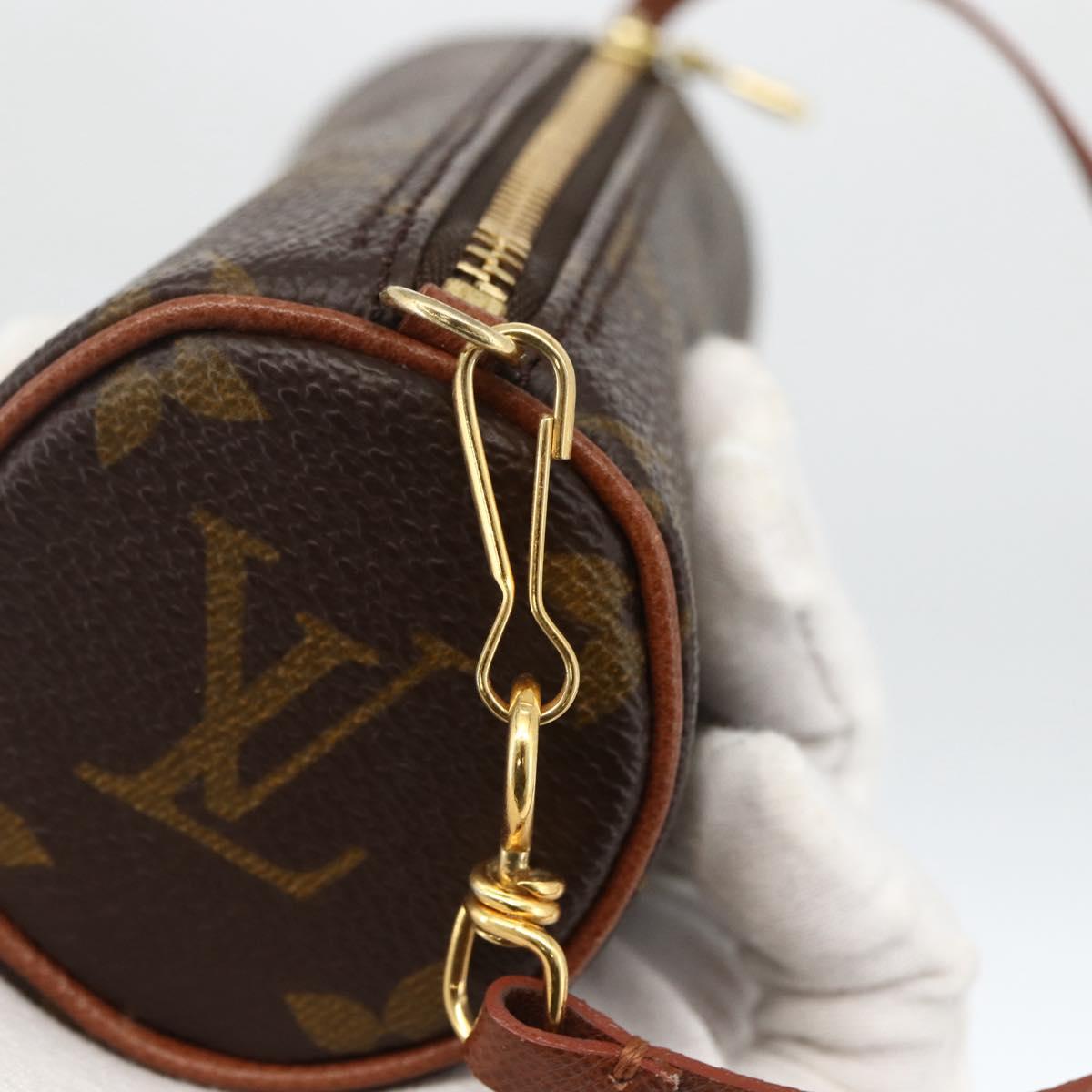 LOUIS VUITTON Monogram Papillon Pouch LV Auth BSZ205