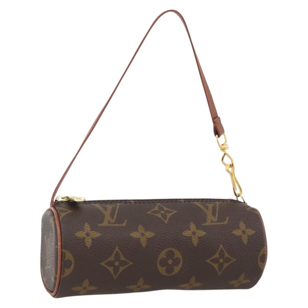 LOUIS VUITTON Monogram Papillon Pouch LV Auth BSZ205