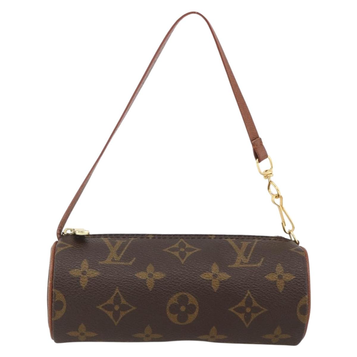 LOUIS VUITTON Monogram Papillon Pouch LV Auth BSZ205