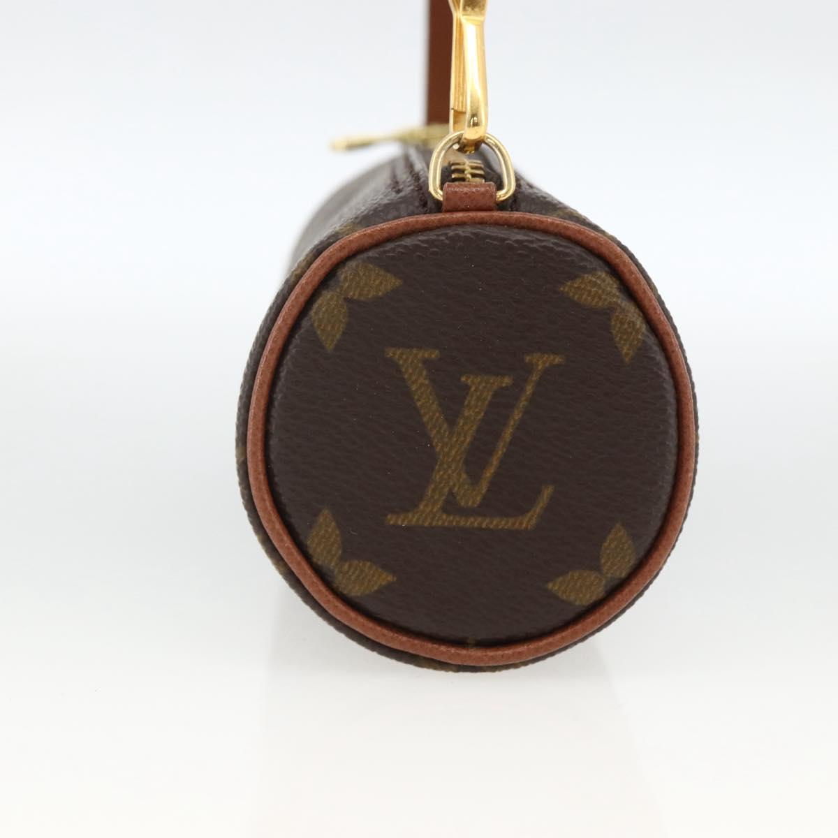 LOUIS VUITTON Monogram Papillon Pouch LV Auth BSZ205