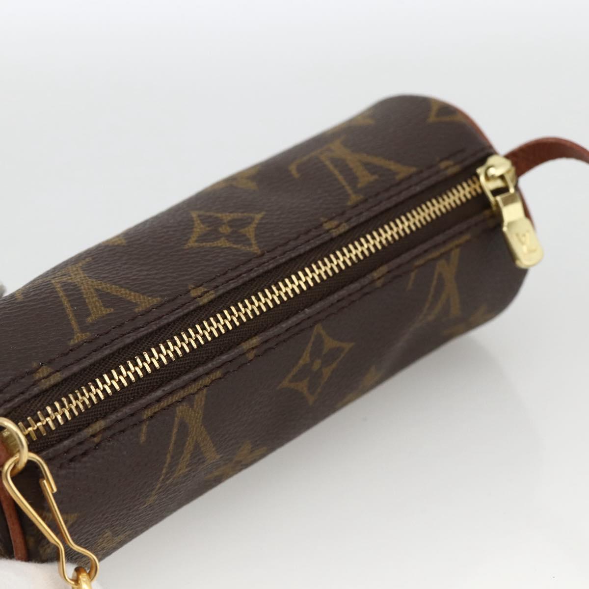 LOUIS VUITTON Monogram Papillon Pouch LV Auth BSZ205