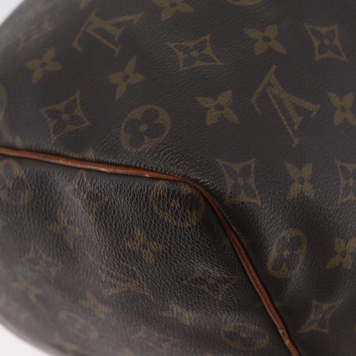 LOUIS VUITTON Monogram Speedy 35 Hand Bag M41524 LV Auth BSZ222
