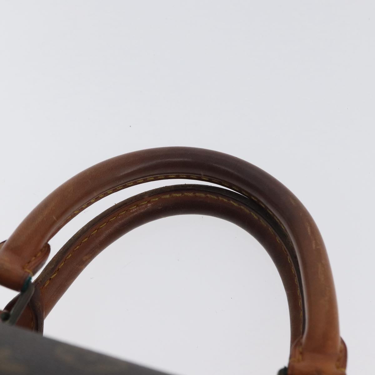LOUIS VUITTON Monogram Speedy 35 Hand Bag M41524 LV Auth BSZ222
