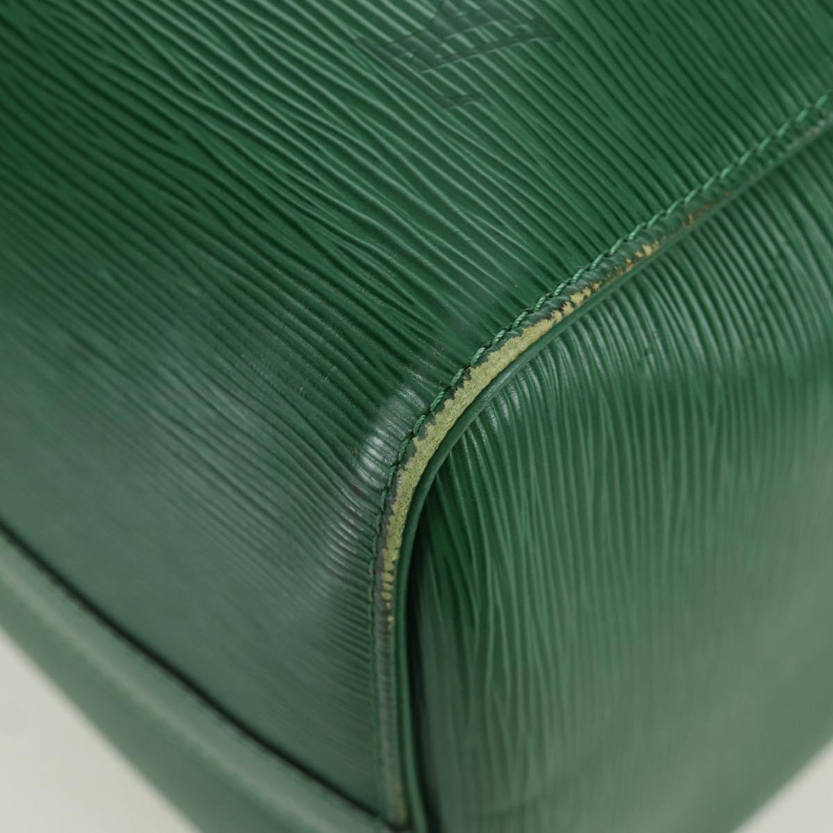 LOUIS VUITTON Epi Keepall 45 Boston Bag Green M42974 LV Auth BSZ230A