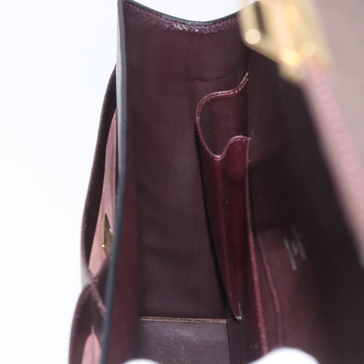LOUIS VUITTON Taiga Serviette Kazan Business Bag Acajou M30806 LV Auth BSZ234