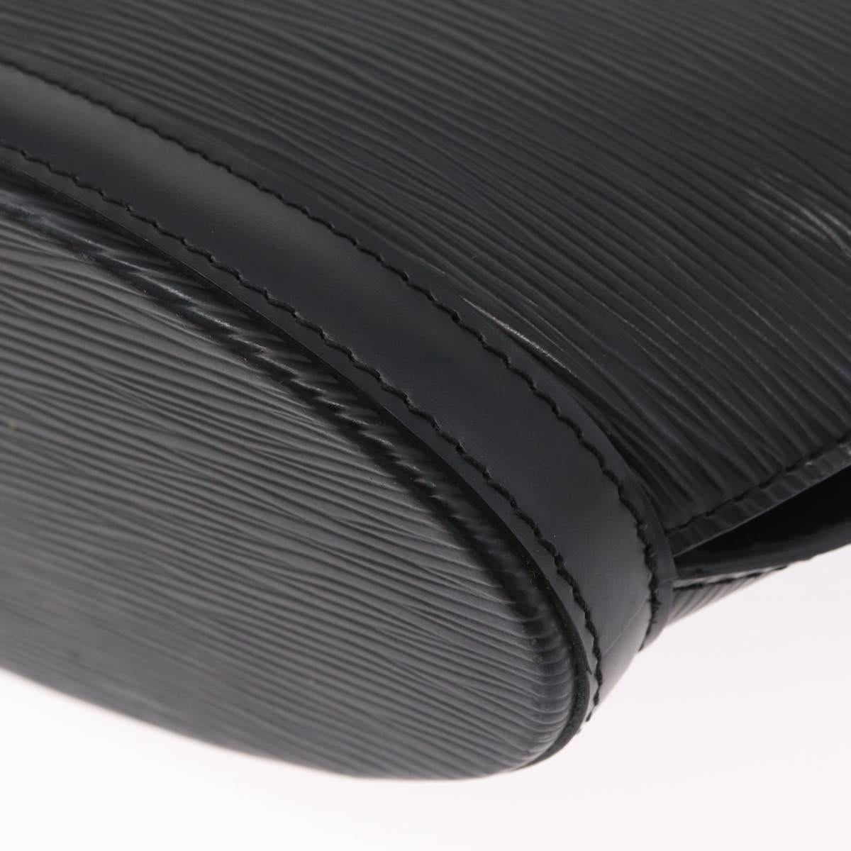 LOUIS VUITTON Epi Saint Jacques Hand Bag Black M52272 LV Auth BSZ235