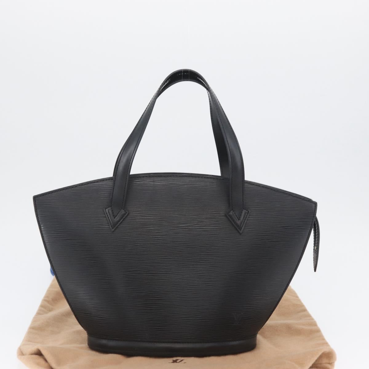 LOUIS VUITTON Epi Saint Jacques Hand Bag Black M52272 LV Auth BSZ235