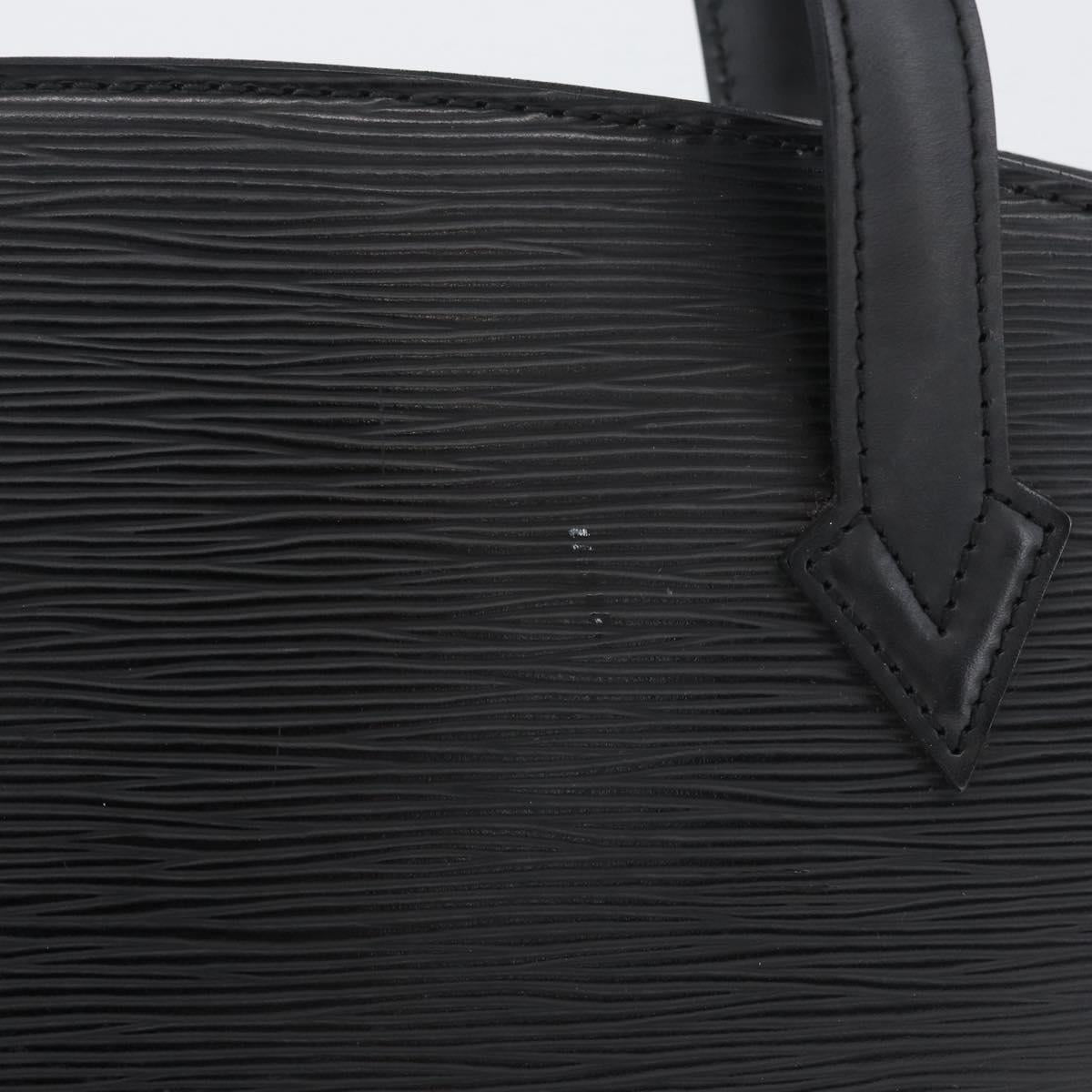 LOUIS VUITTON Epi Saint Jacques Hand Bag Black M52272 LV Auth BSZ235