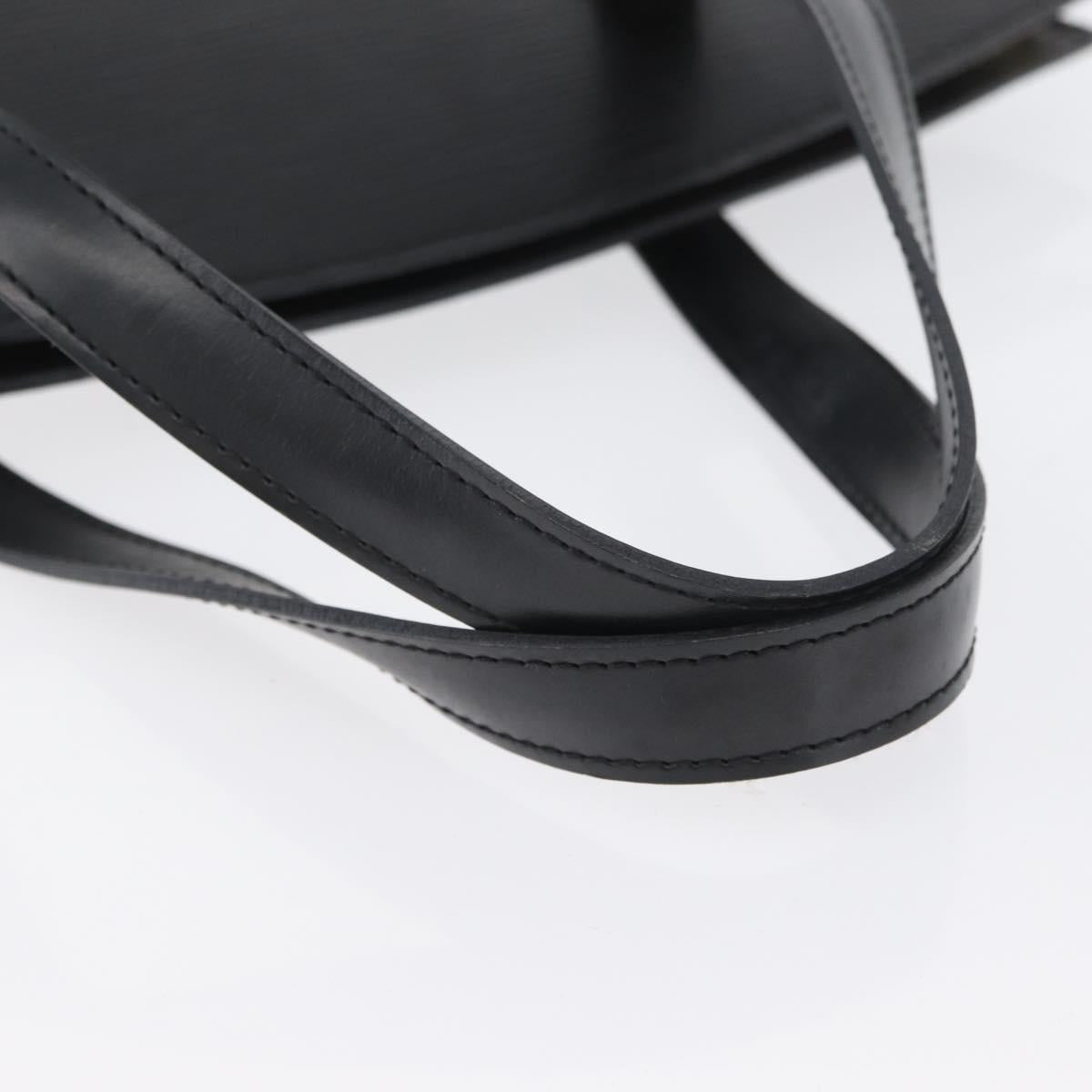 LOUIS VUITTON Epi Saint Jacques Hand Bag Black M52272 LV Auth BSZ235