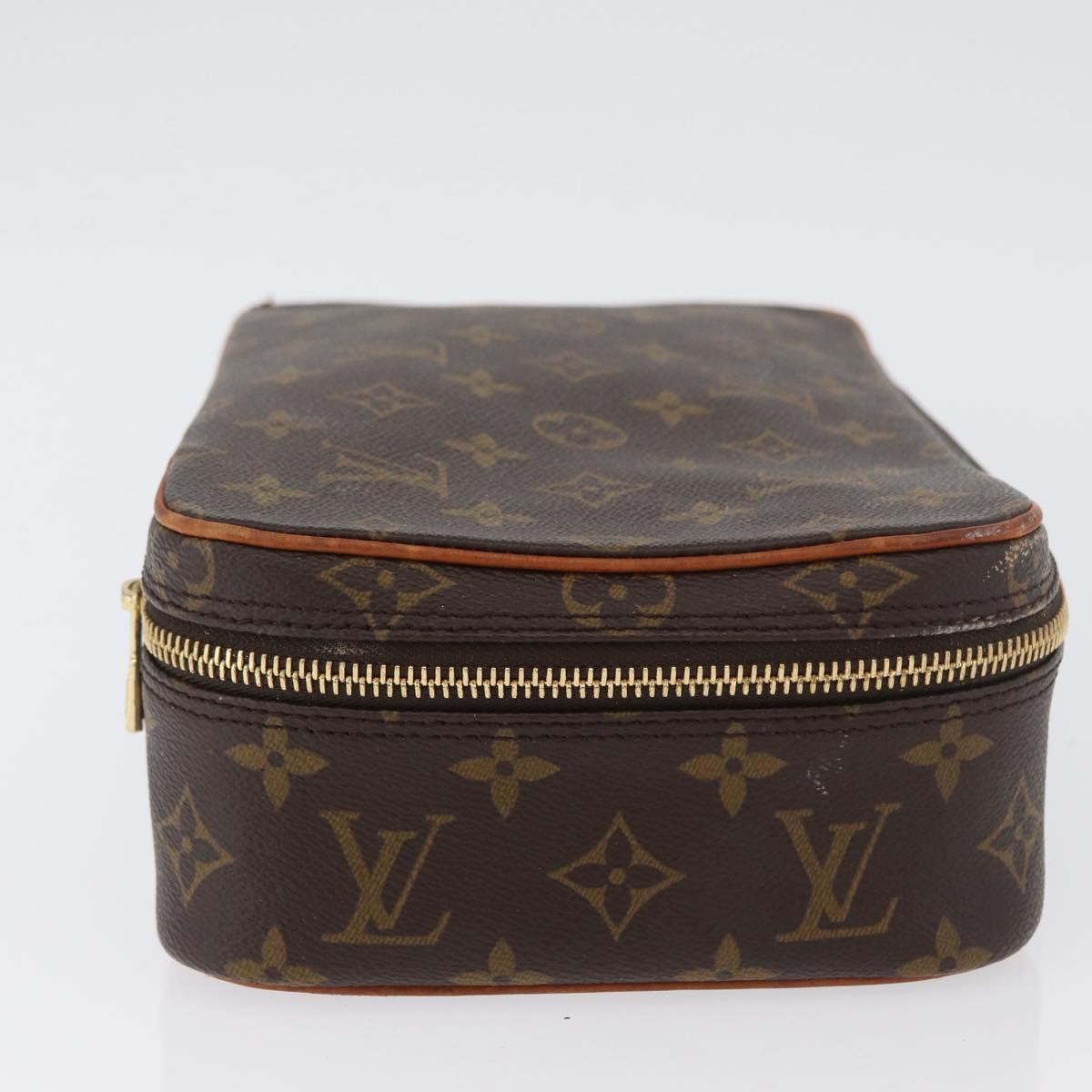 LOUIS VUITTON Monogram Trousse Boite Cosmetic Pouch M47640 LV Auth BSZ251
