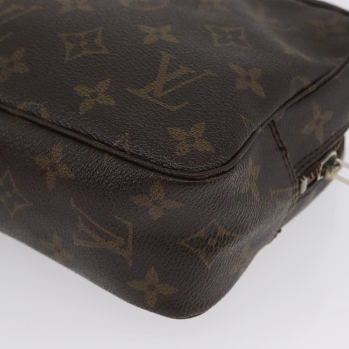 LOUIS VUITTON Monogram Trousse Toilette 23 Clutch Bag M47524 LV Auth BSZ279