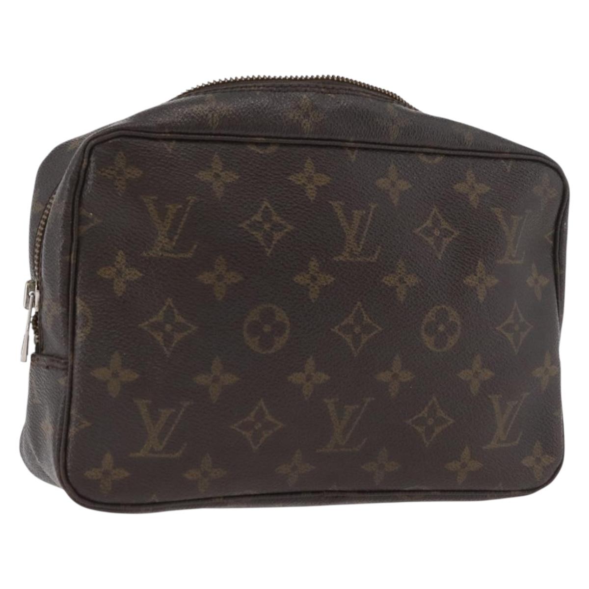 LOUIS VUITTON Monogram Trousse Toilette 23 Clutch Bag M47524 LV Auth BSZ279