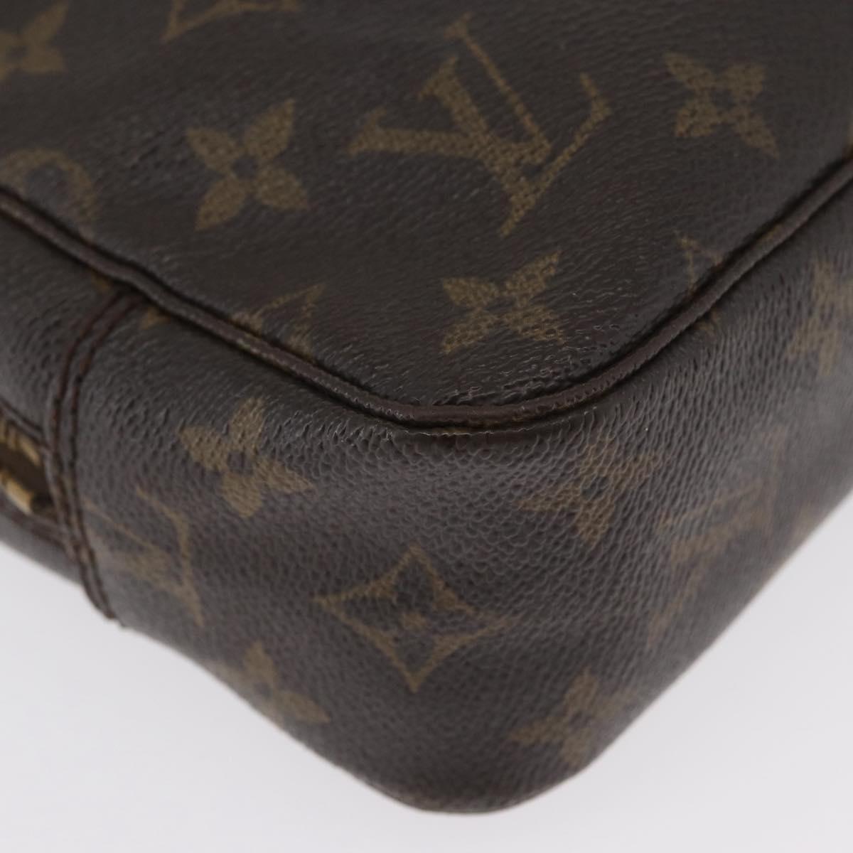 LOUIS VUITTON Monogram Trousse Toilette 23 Clutch Bag M47524 LV Auth BSZ279