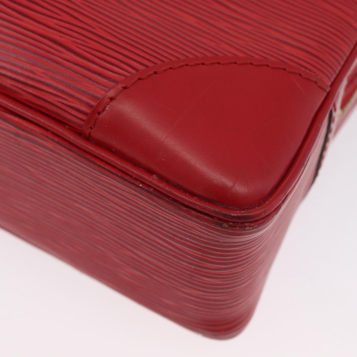 LOUIS VUITTON Epi Porte Documents Voyage Business Bag Red M54477 LV Auth BSZ314