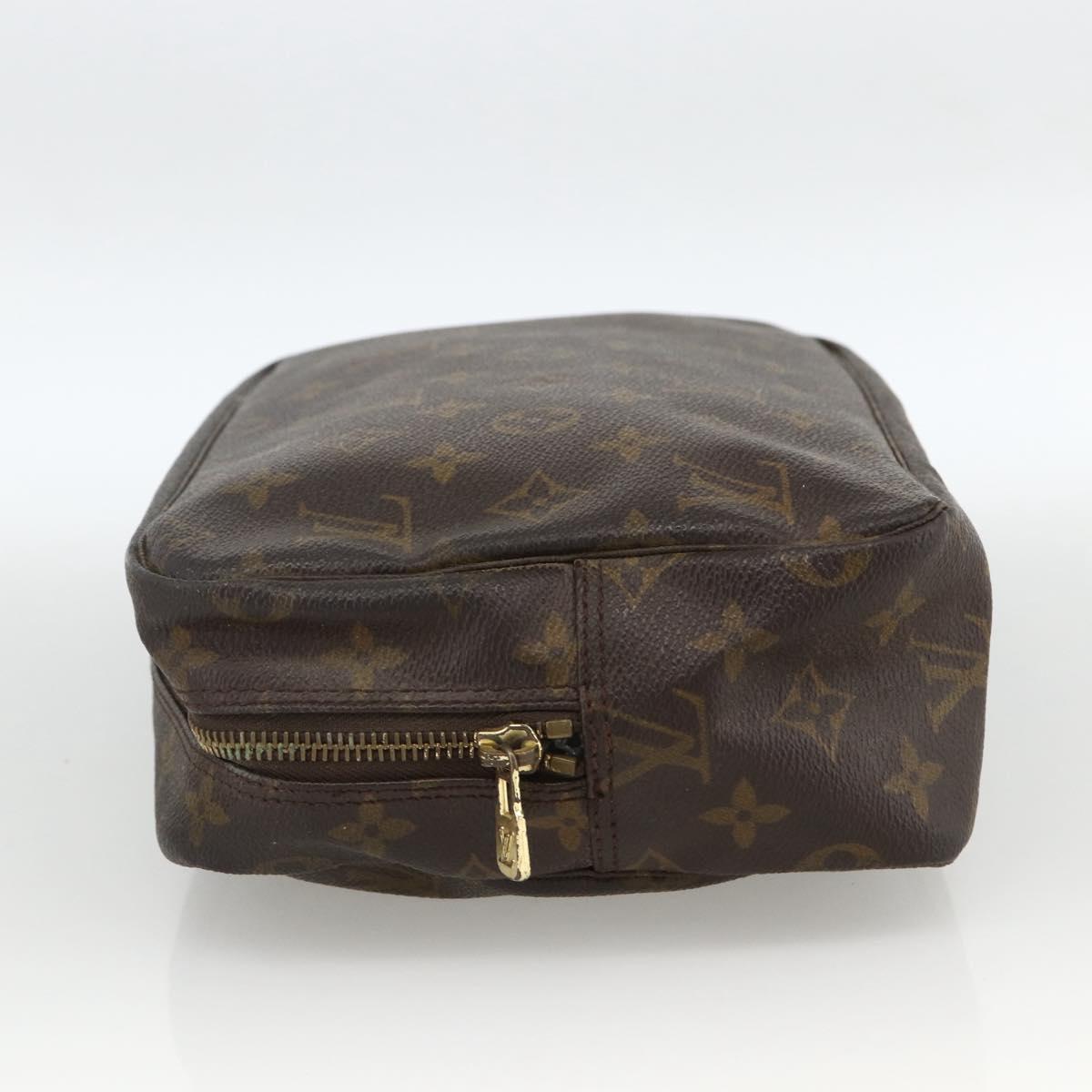 LOUIS VUITTON Monogram Trousse Toilette 28 Clutch Bag M47522 LV Auth BSZ328