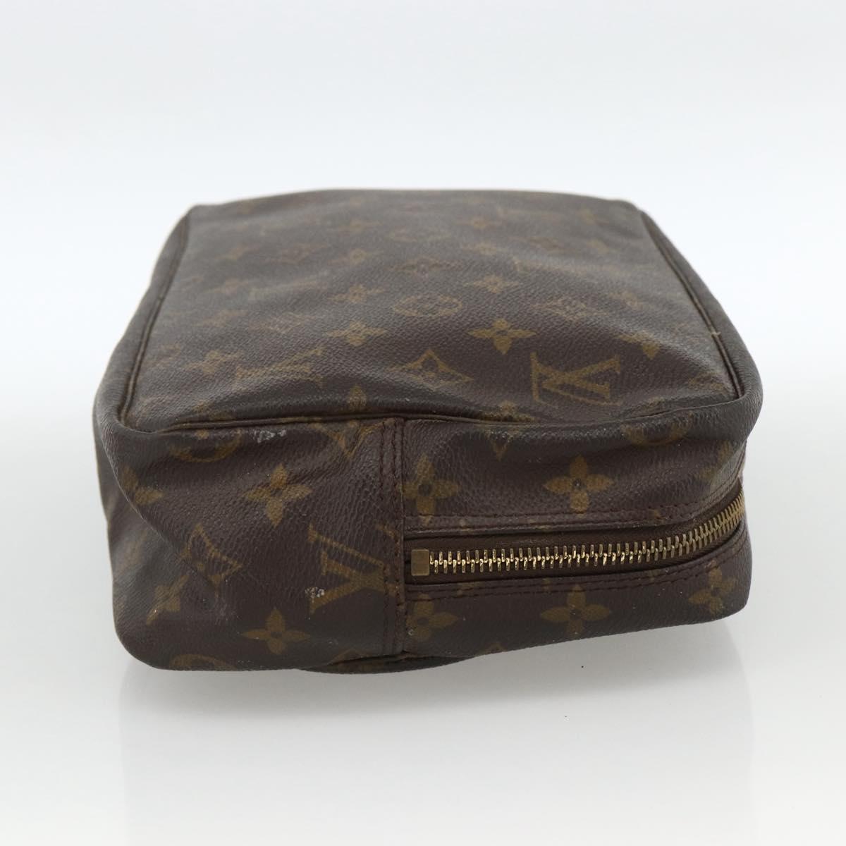 LOUIS VUITTON Monogram Trousse Toilette 28 Clutch Bag M47522 LV Auth BSZ328
