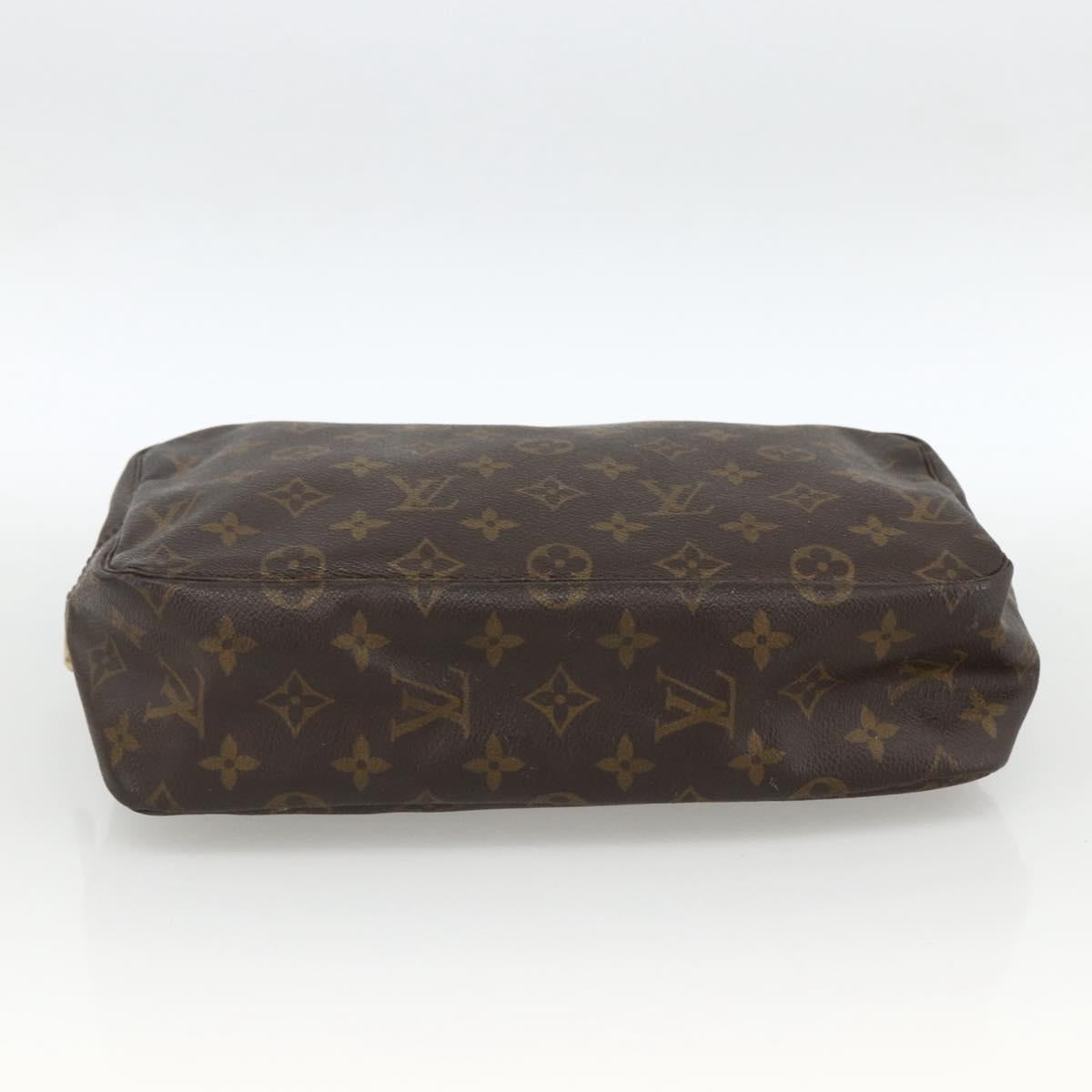 LOUIS VUITTON Monogram Trousse Toilette 28 Clutch Bag M47522 LV Auth BSZ328