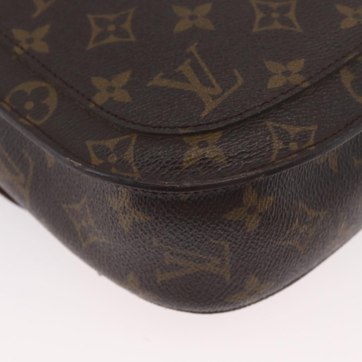 LOUIS VUITTON Monogram Saint Cloud GM Shoulder Bag M51242 LV Auth BSZ343