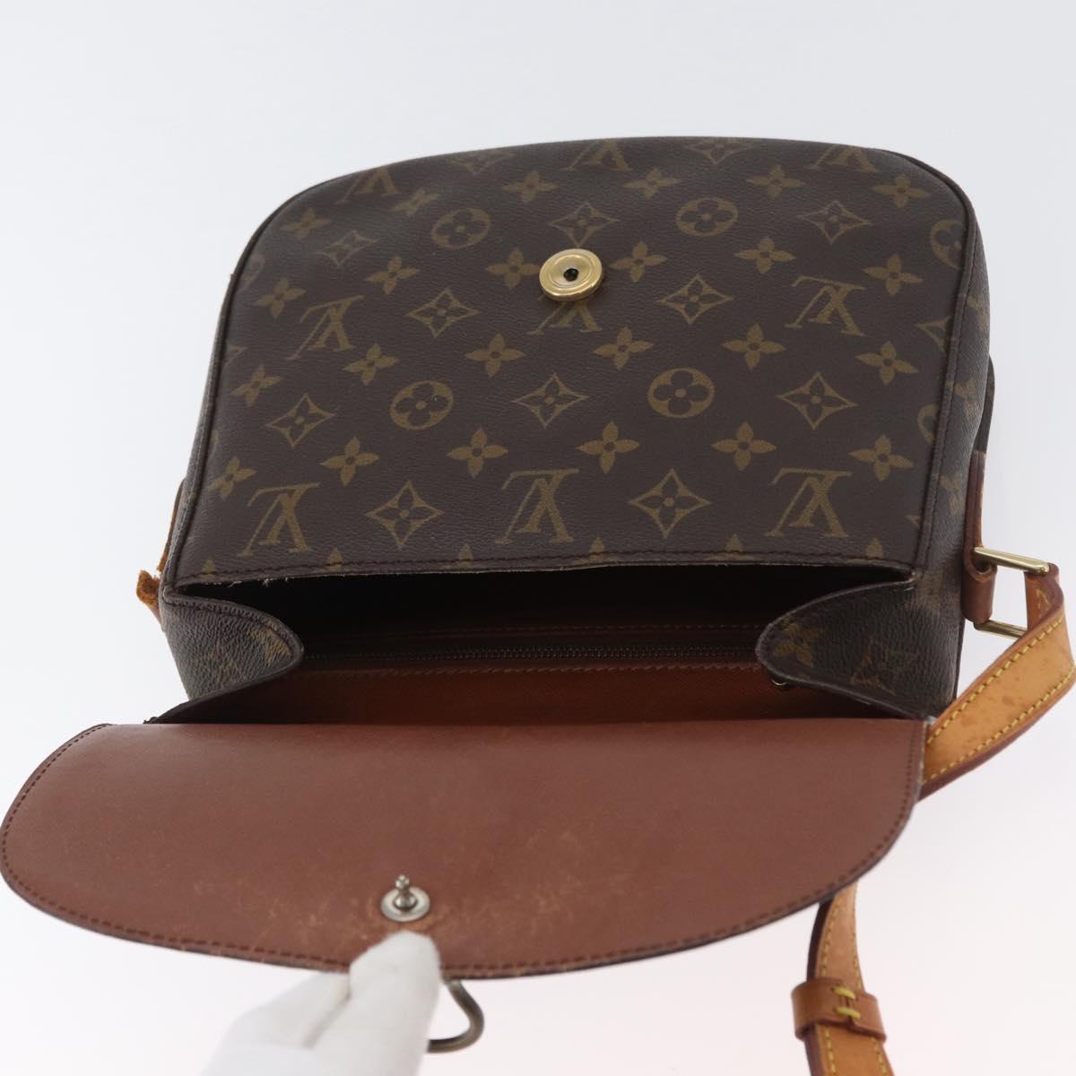 LOUIS VUITTON Monogram Saint Cloud GM Shoulder Bag M51242 LV Auth BSZ343